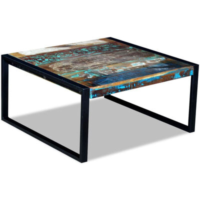 

Coffee Table Solid Reclaimed Wood 315"x315"x157
