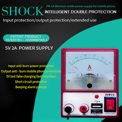 

〖Follure〗5V 2A USB Mini DC Power Supply Ammeter For Phone Repair Cur