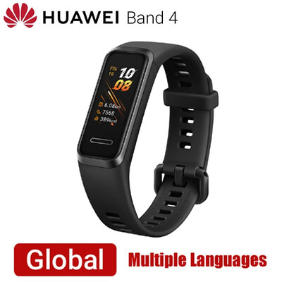 

Huawei Band 4 Smart Band Global Vesion Heart Rate Health Fitness Tracker USB Powered - Black
