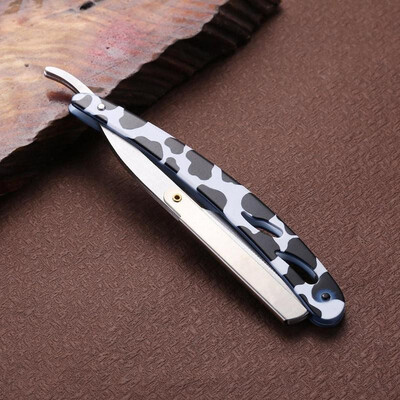 

Stainless Steel Folding Handle Razor Blades Holder Barber Hair Shaving Tool