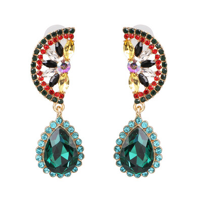

2019 Ethnic Summer Korean Fruit Statement Dangle Earrings Girl Cute Avocado Starwberry Watermelon Drop Earrings For Women
