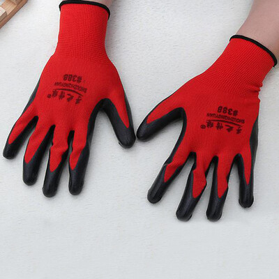 

Siaonvr Wearable Coated Gloves Unisex Automotive Work Indoor Outdoor Use