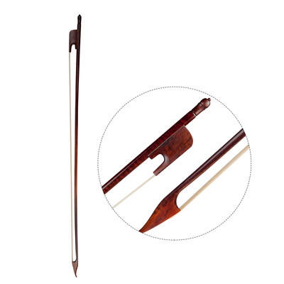 

44 Full Size Cello Violin Bow Well Balanced Baroque Style Snakewood Frog