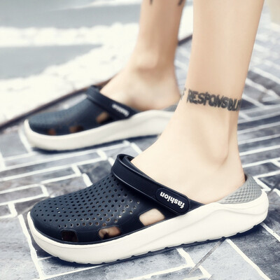 

Men wear sandals&slippers outside Dongdong shoes in summer Slip-proof semi-slippery sandals with soft soles