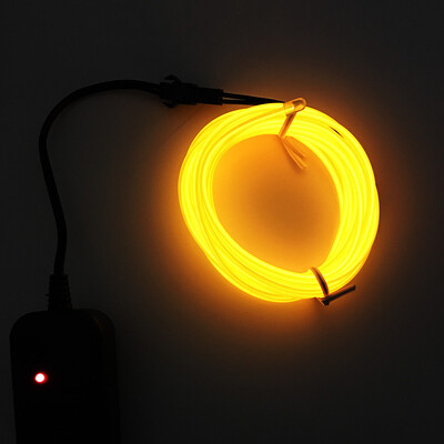 

Tailored Flexible LED Light EL Wire String Strip Rope Glow Decor Neon Lamp USB Controlle