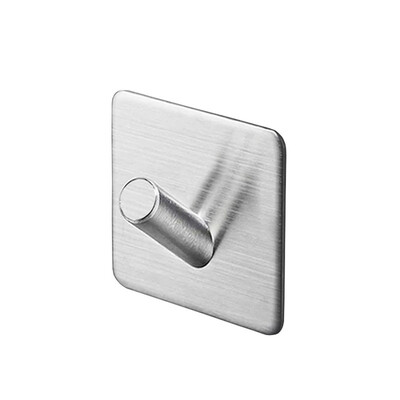 

304 Stainless Steel Strong Adhesive Hook Single Hook Black Hole Free Bathroom