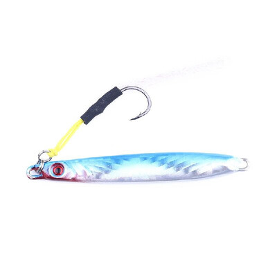 

HENGJIA 80mm 30G Artificial Lead Fishing Bait Iron Plate Hook Metal Jig Spoon Jigging Hard Lead Fish Sea Fishing Lure