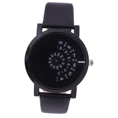 

Fashion new seconds plate concept personality men&women watch student popular leather watch