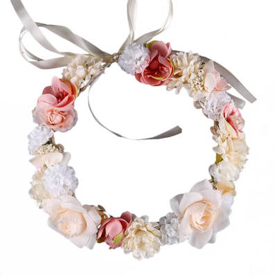 

Bridal Women Headband Floral Flowers Wedding Hair Bands Handmade Lady Girls Hairband Hairs Accessories