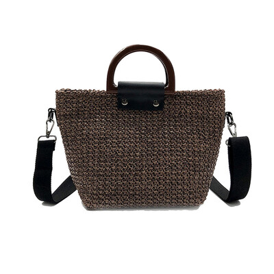 

2018 Summer Flap Women Straw Bags Rattan Woven Beach Shoulder Bags Ladies Crossbody Tote Handbag Female Bohemian Handmade Bolsa
