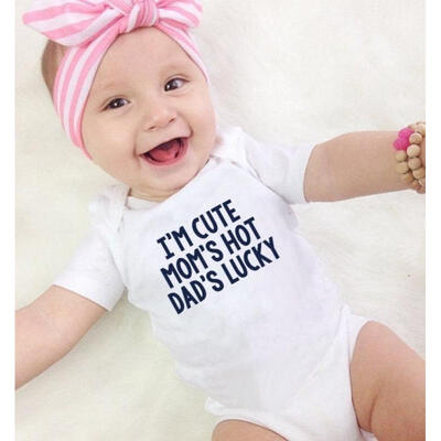 

Baby Boy Girls Cotton Romper Jumpsuit Bodysuit Newborn Kids Clothes Outfit 0-24M
