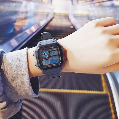 

Electronic watch male&female ins original Sufeng Korean version of ulzzang personality of young middle school students&hig