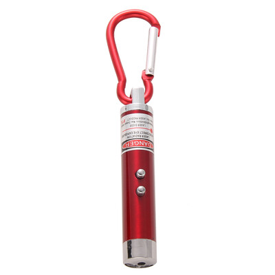 

3 in1 MultifunctionMini Laser Light Pointer LED Torch FlashlightKeychainUV