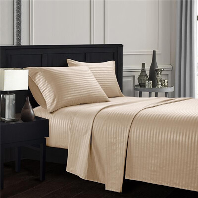 

Elegant Comfort Pure Color Embossed Collection 4-Piece Bed Sheet Bed-cover & Pillowcase Set