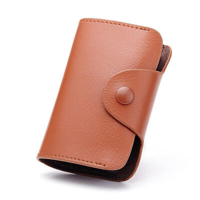 

Leather Organ Small Card Holder Multi-card Position Business Card Holder Credit Card Wallet For Men And Women