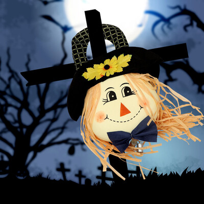 

Toponeto Halloween Hanging Pirate Decoration Witch Prisoner Reaper Ghost Pendant