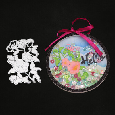 

Siaonvr New Flower Heart Metal Cutting Dies Stencils DIY Scrapbooking Album Paper Card
