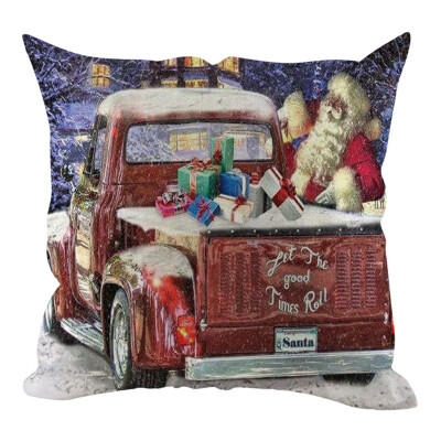 

〖Follure〗Christmas Pillow Cover Pillowcases Decorative Sofa Cushion Cover Home Decoration