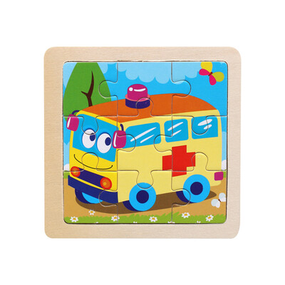 

Tailored Wooden Kids 16 Piece Jigsaw Toys Education And Learning Puzzles Toys