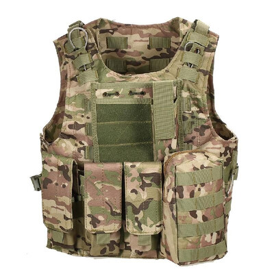 

Outdoor Molle Vest Modular Gear Carrier Adjustable Training Gaming Paintball Assault Vest