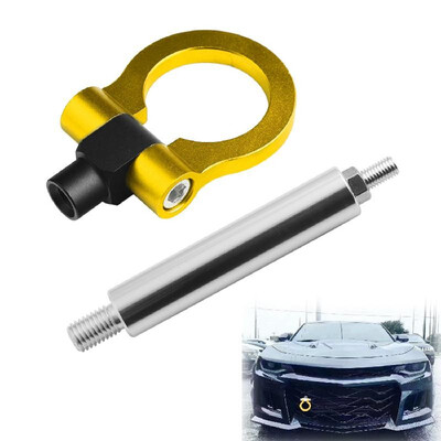 

Trailer Hook Decorative Trailer Ring Towing Hook Front Bumper Metal Paint Spraying Traction Hook Replacement for Chevrolet Camaro