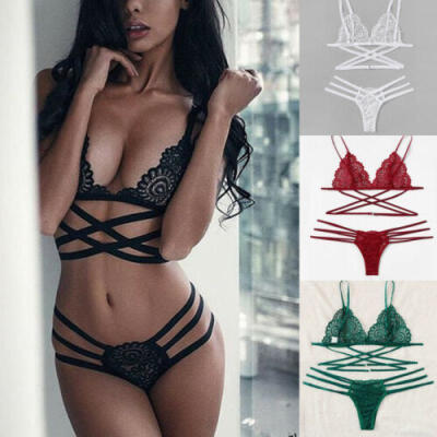 

Womens Sexy Lingerie Hollow Cage Harness Bra Tops Push Up Bralette Bustier