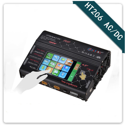 

Siaonvr HTRC HT206 DUO 400w Dual 2 Port RC Modle Lipo Battery Balance Charger Discharger