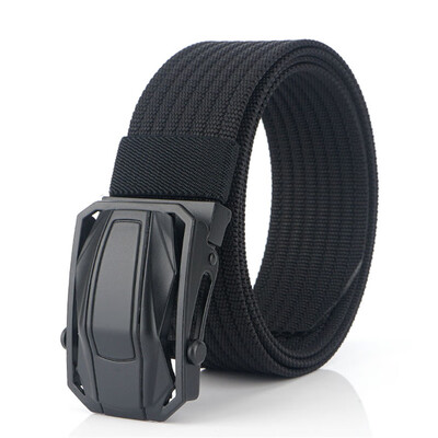 

High Quality Military Equipment Canvas Belt For Men Tactical Designer Jeans Belt Nylon Strap Sports Car Design Buckle Waist Belt