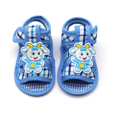 

0-18M Newborn Baby Boy Girl Summer Fashion Cartoon Animal Sandals Casual Soft Sole Outdoor Shoes 3 Colors Beach Sandals