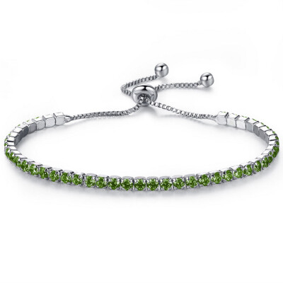 

Simple Micro Inlay Zircon Womens Bracelet Adjustable Hand Jewellery Fashion Hand Cord Unisex Pair Bracelet Hot Gift
