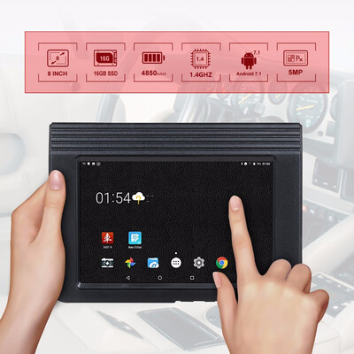 

Beautytrees LAUNCH X431 V 8inch Global Version Full System Diagnostic-Tool X-431 V BluetoothWifi OBD2 Scan tool used in 200 cou