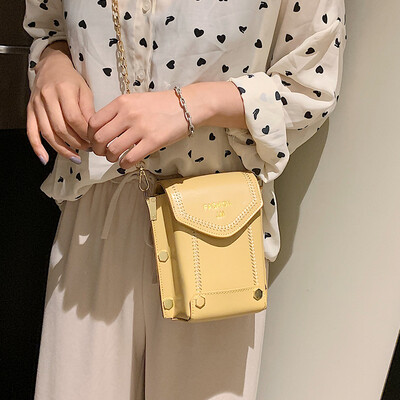 

Senior sense French small womens bag 2019 new summer small fresh messenger bag wild ins chain shoulder bag