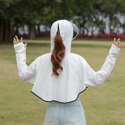 

Sunscreen womens short 2019 summer Korean version of the new sun-protective clothing fairy coat UV Joker sunscreen shirt