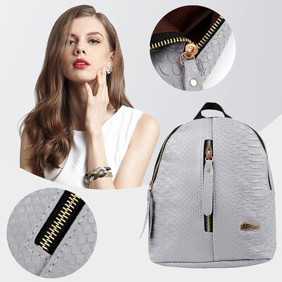 

Tailored Women Leather Backpacks Schoolbags Travel Shoulder Bag