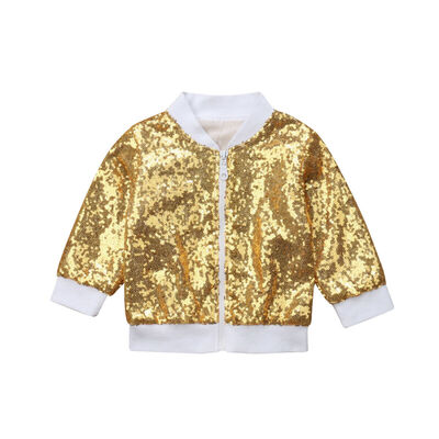 

Kid Girls Sequins Winter Warm Coat Fashion Jacket Thick Warm Outwear Clothes