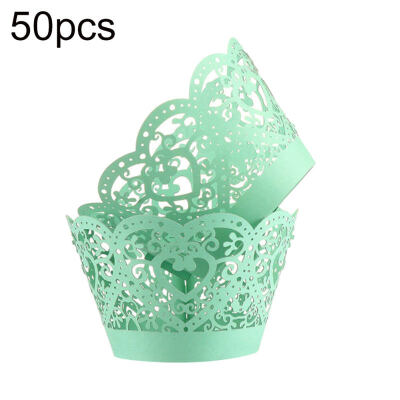 

50Pcs Hollow Cupcake Wrapper Baking Cake Paper Cup DIY Case Party Decoration