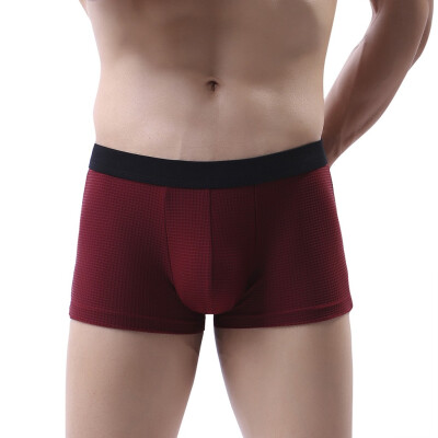 

Tailored Mens Solid Color Underwear Soft Breathable Knickers Short Sexy Briefs