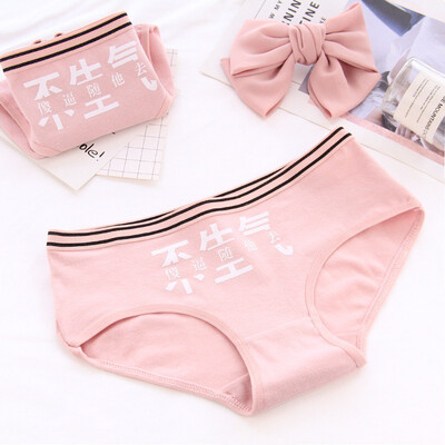 

Print Sweet Girls Panties Womens Plus Size Underwear Briefs Cotton Panties Sexy Lady Intimates