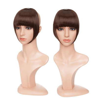 

Hair Bangs Clip in Hair Extensions Front Neat Bang Fringe One Piece Striaght Hairpiece Accessories