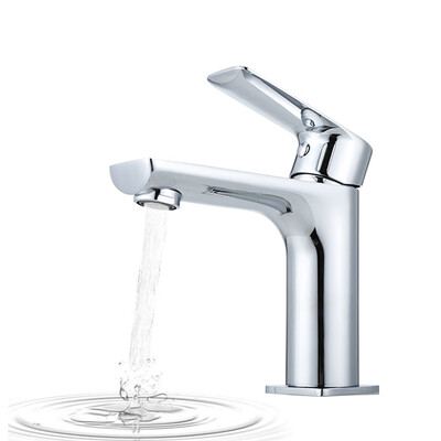 

Bar Sink Faucet Single-Hole Single-Handle Pull-Out Sprayer Bathroom Faucet with Dual Spray in Chrome Lead-Free