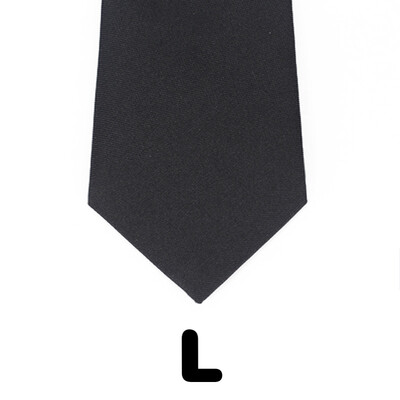 

Solid color black navy blue mens professional work tie widened&lengthened three models of the same price perennial