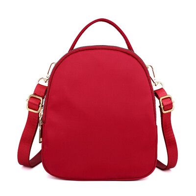 

Multi-purpose backpack lady Mini Shoulder Bag nylon Oxford oblique Bag Lady canvas bag