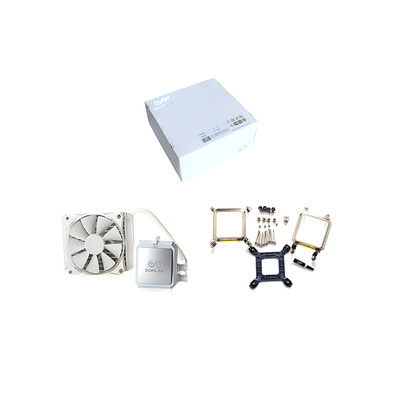

SOPLAY Radiator Water Cooling 12CM Fan Cooler White LED Heat Dissipation Fan Support Intel LGA AMD