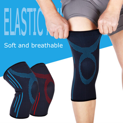 

2 Colors Sports Elastic Support Belt Sleeve Bandage Wrap Volleyball Soccer Basketball Knee Pad Knee Strap Bands Knee Bandage