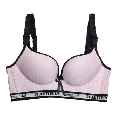 

Women Bras Wire Free Sexy Lingerie Push Up Bra Breathable Underwear Women Soft Solid Color Bras