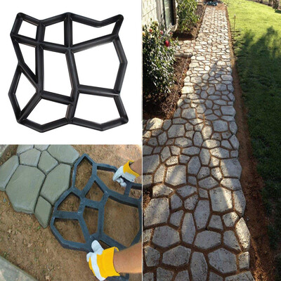 

〖Follure〗Path Maker Mold Reusable Concrete Cement Stone Design Paver Walk Mould