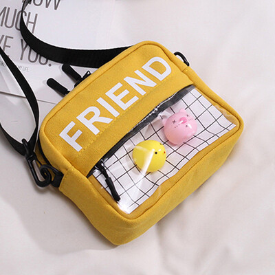 

Female 2019 spring&summer new Japanese school hundred girls small satchel fashion Korean version canvas single shoulder obliqu