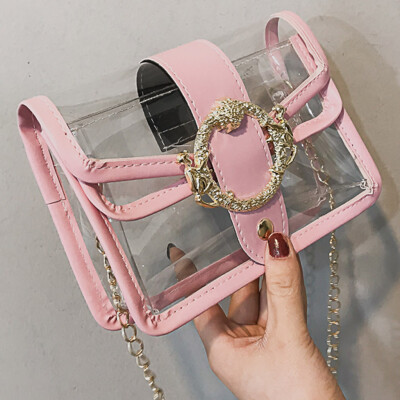 

Tailored Womens Wild Shoulder Bag Transparent Messenger Bag Jelly Bag Mobile Phone Bag