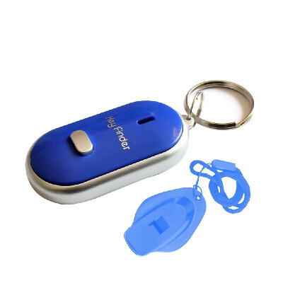 

Mini LED Light Anti-lost Whistle Key Finder Flashing Beeping Kids Bag Wallet Phone Key Car Motor Finder Locator Track Keychain Ala