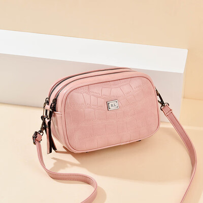

Small square bag summer new female fashion Joker PU leather shoulder Messenger bag Korean wave